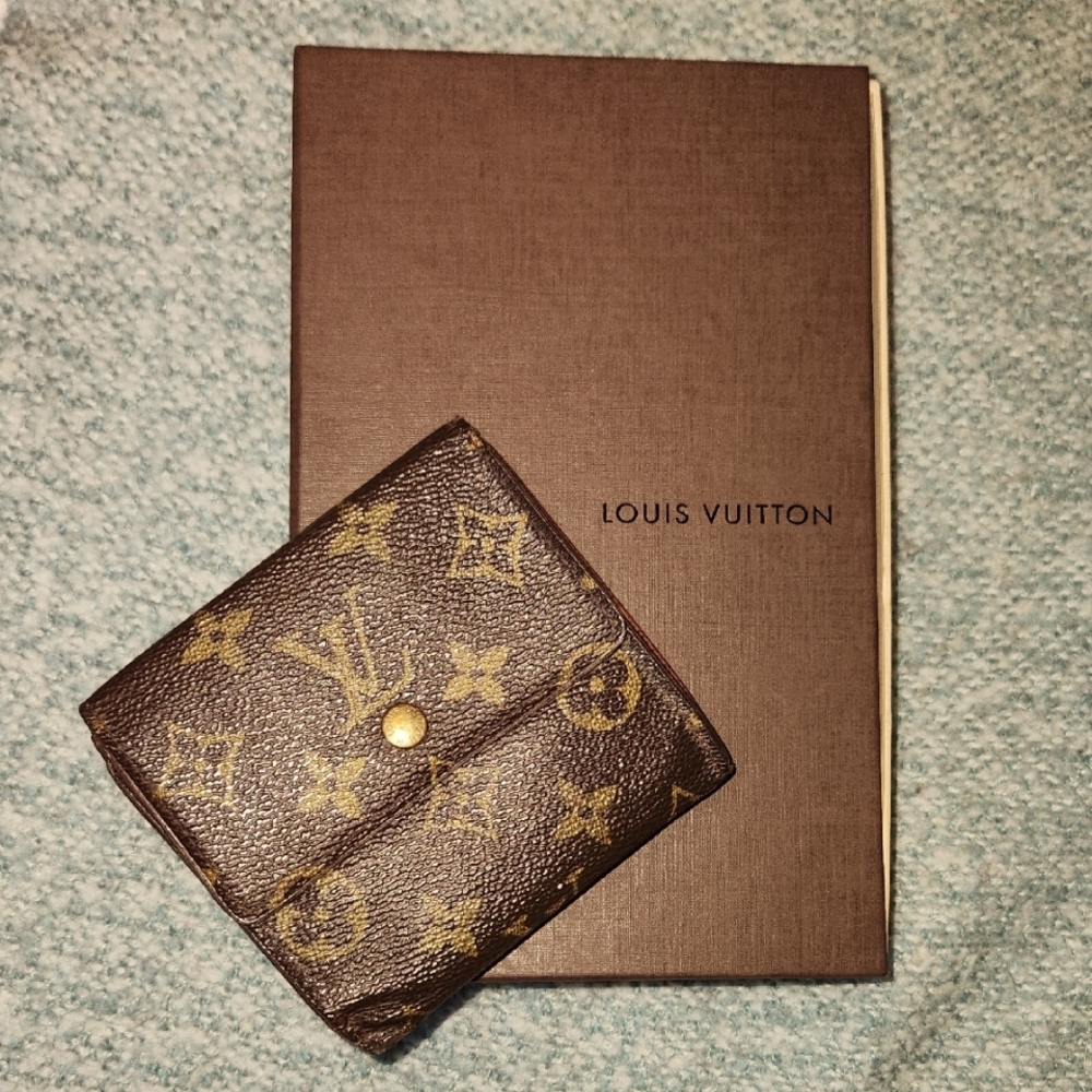 Louis Vuitton Small Brown Elise Monogram Wallet